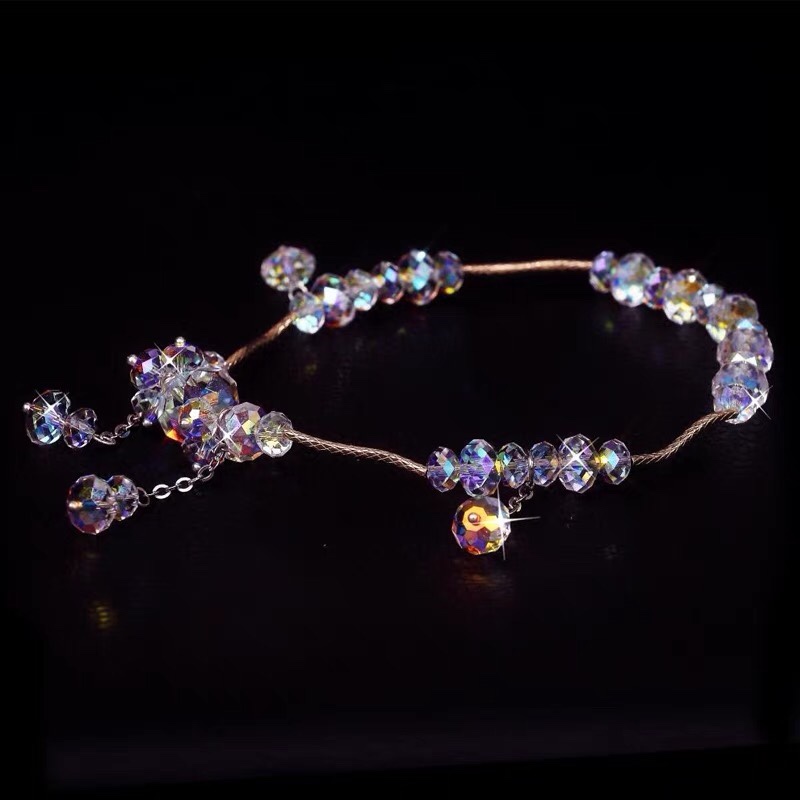 新款手链水晶手链手工串珠水晶手链时尚饰品批发37