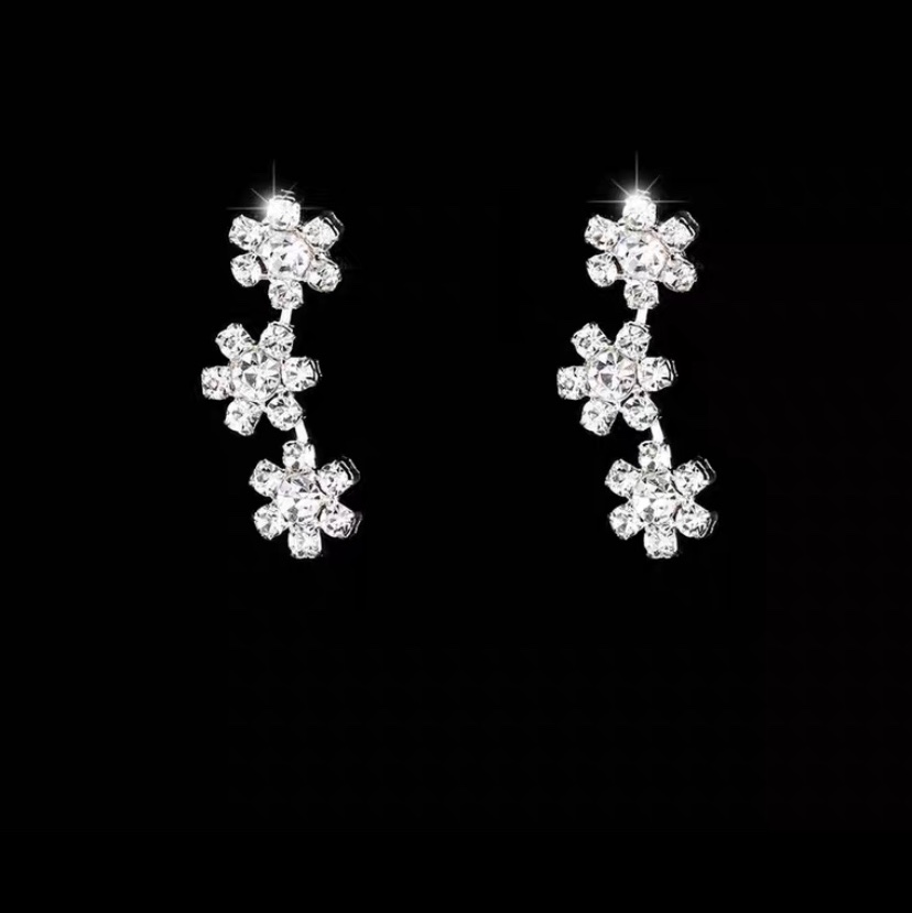 Earrings 120 sunflower shape
