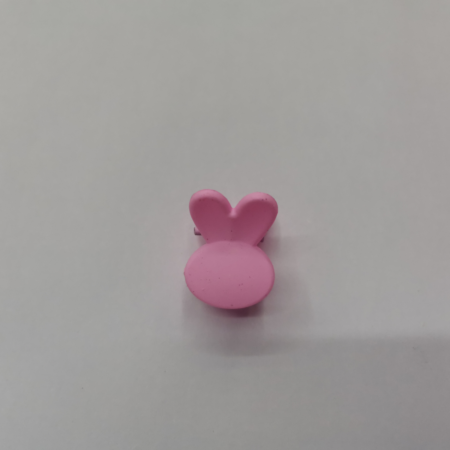 小兔头粉色发夹