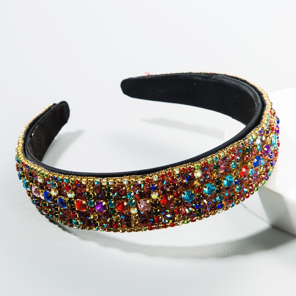 Fashion Baroque Wind Color Drill Hoop