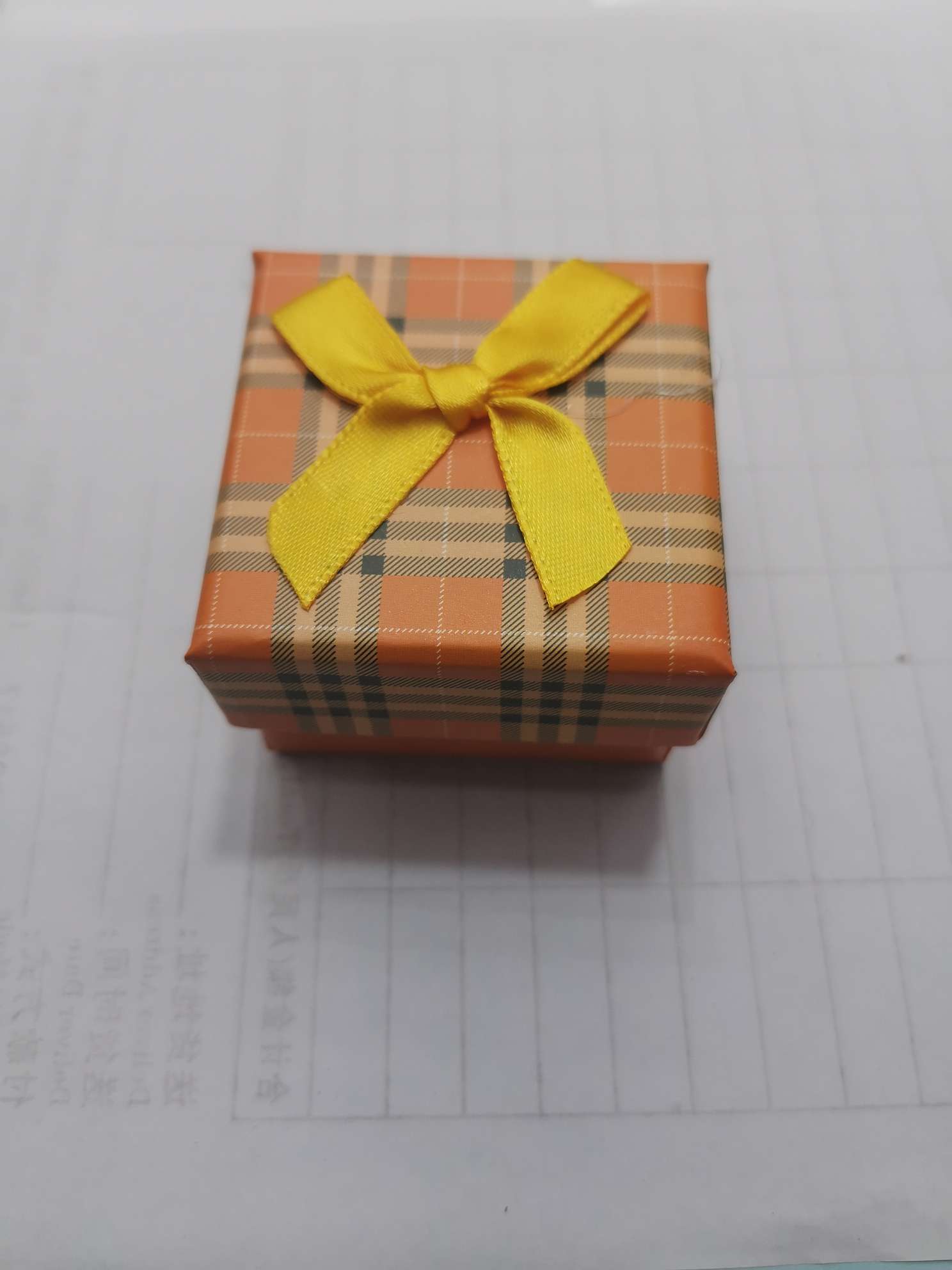 蝴蝶结戒指盒69白底实物图