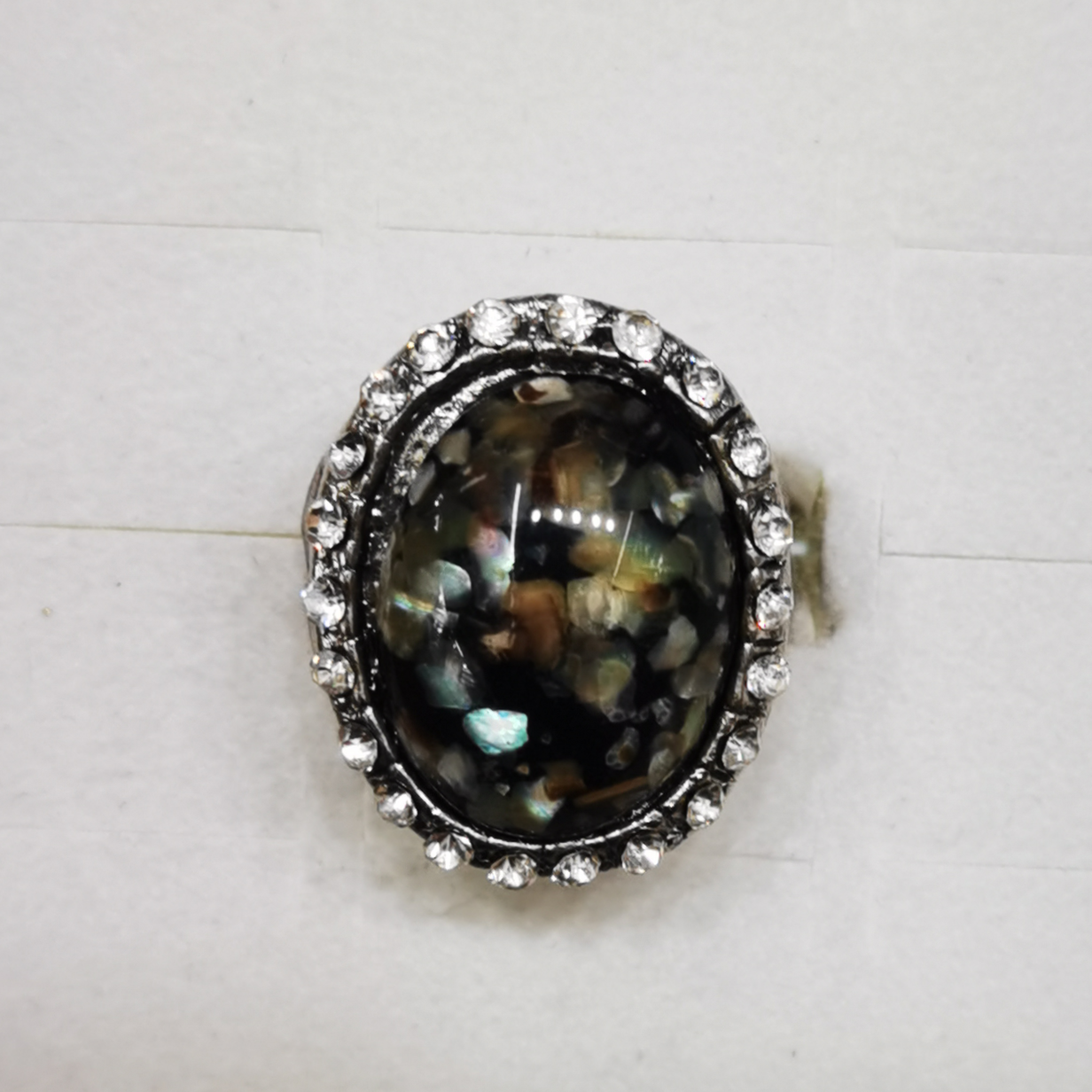 2021 European and American popular jewelry, fashion rings, rhinestone rings, cartoon rings. 1