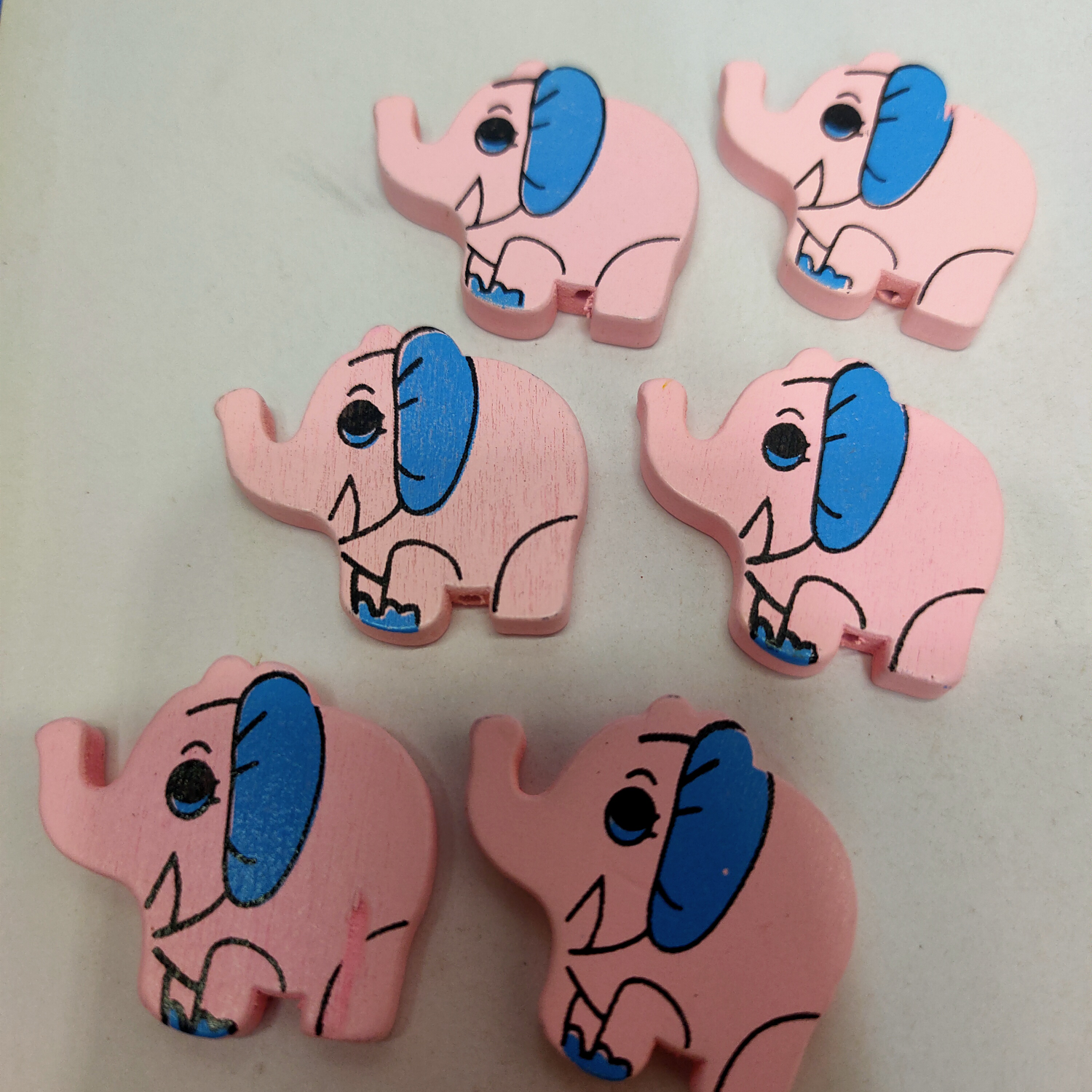 Manufacturers direct sales of wooden accessories elephant pink