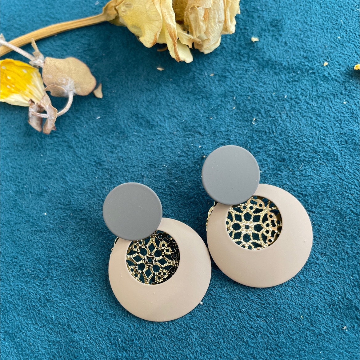 耳饰/耳环/韩系羽蝶新款产品图