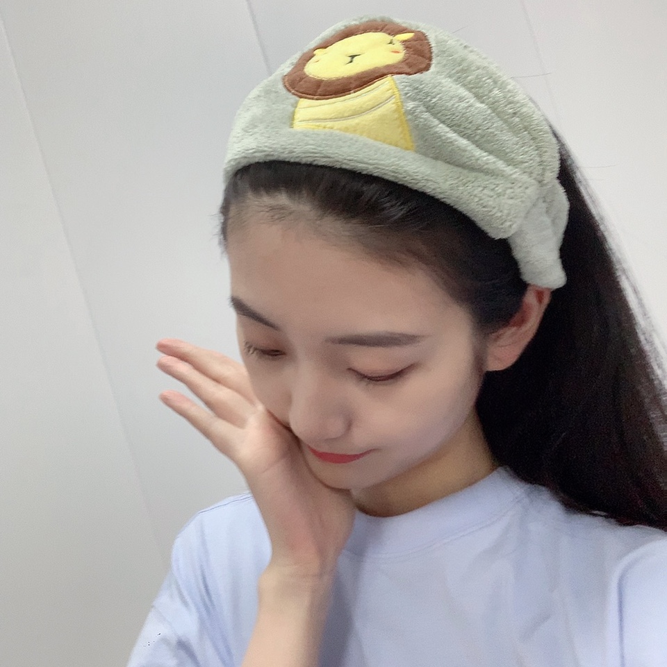Korean face towel and headband
