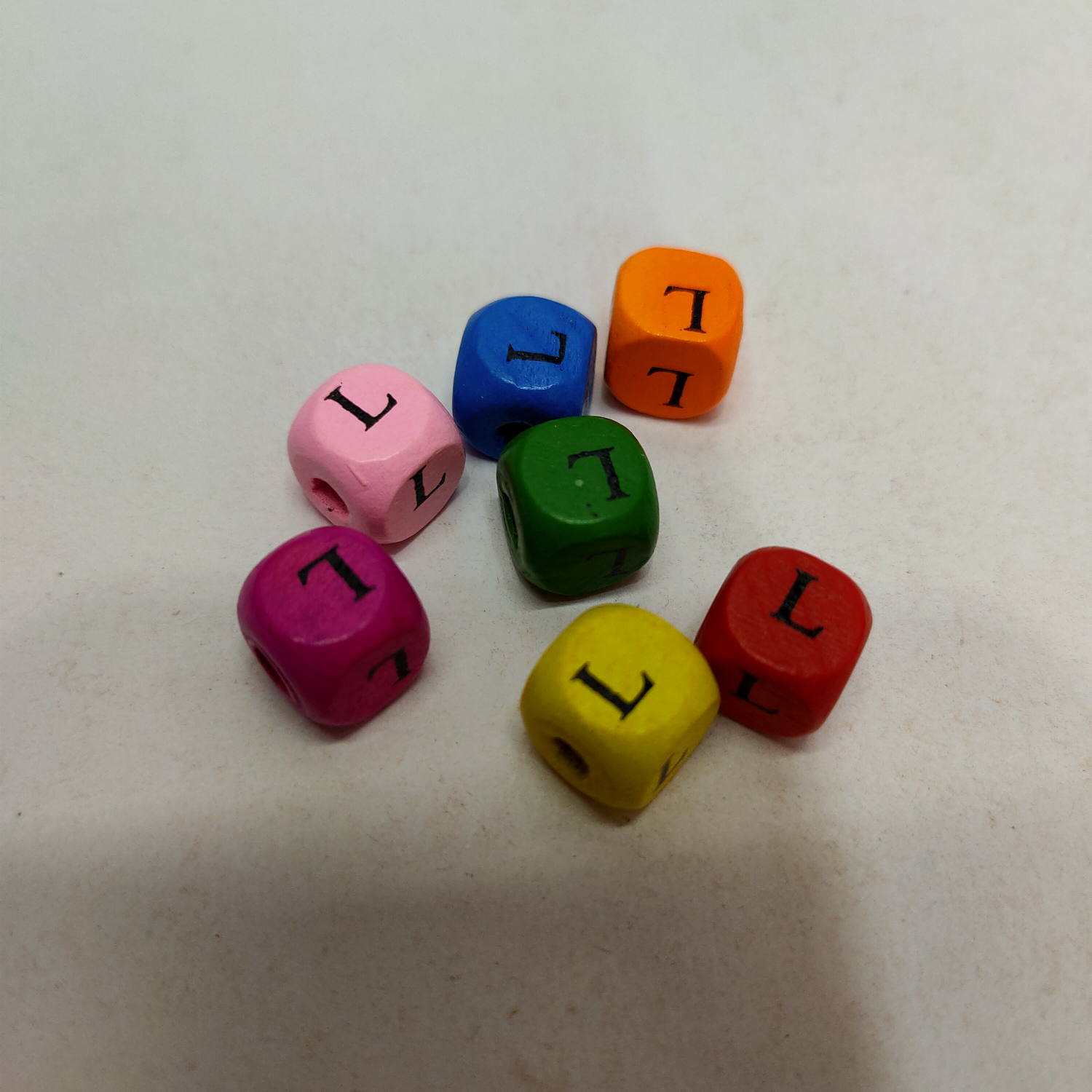 厂家直销木质配件26字母L