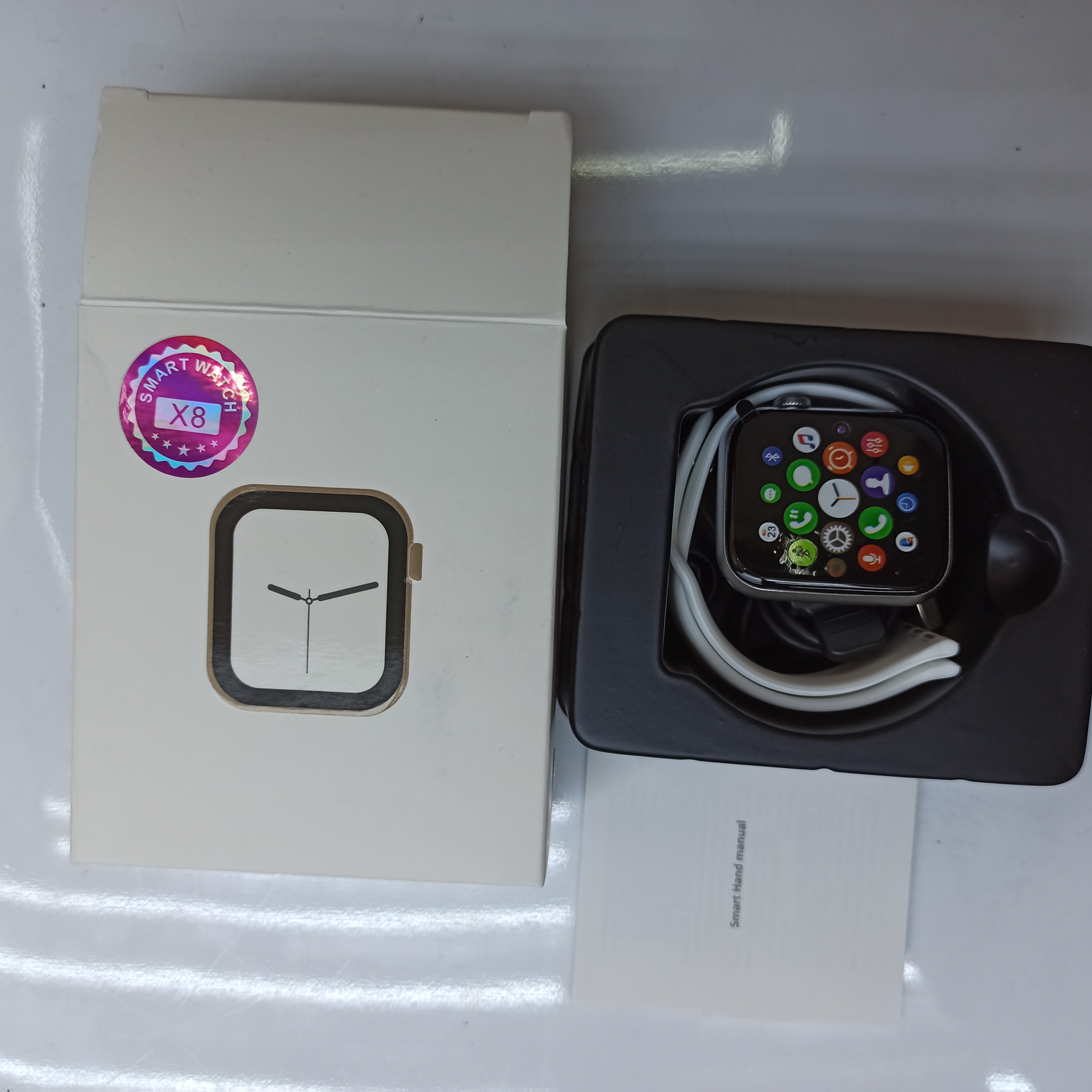 X8 Bluetooth smartwatch View status Multi-function smart performance Good life waterproof