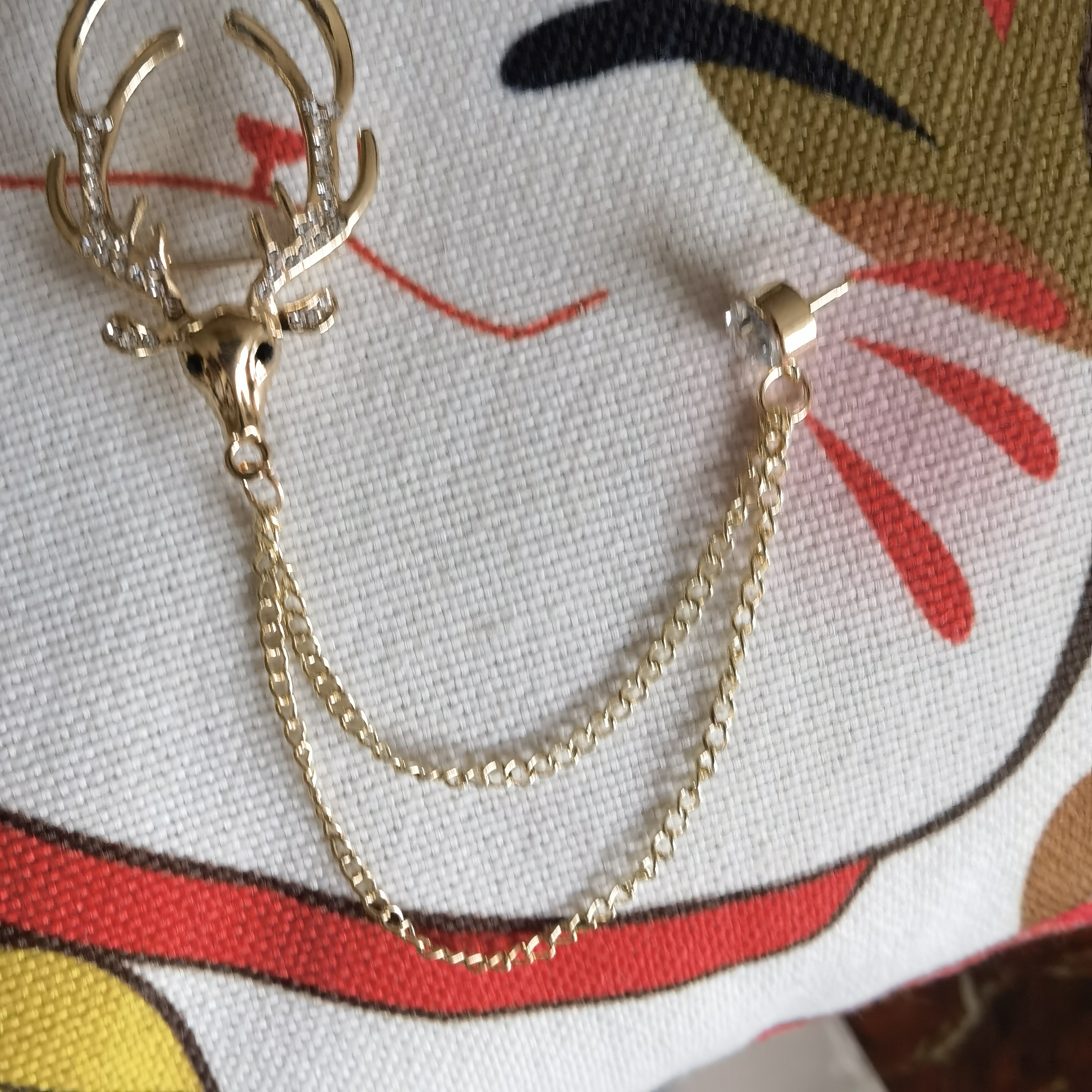 Cute deer chain men's suit accessories