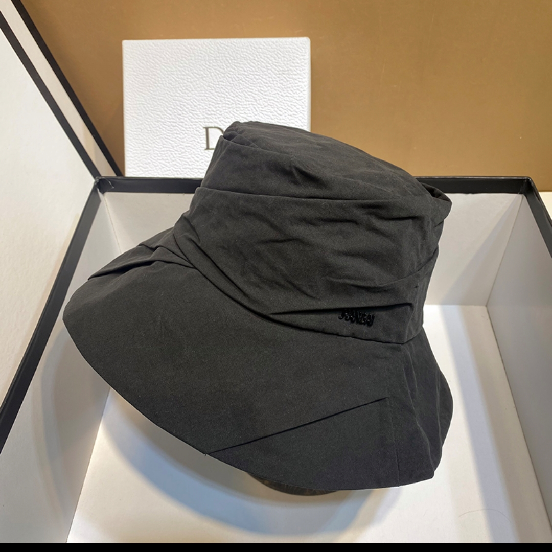 Small public show face small summer new port wind age reduction art organ irregular fold Yamamoto wind basin hat fisherman hat 03