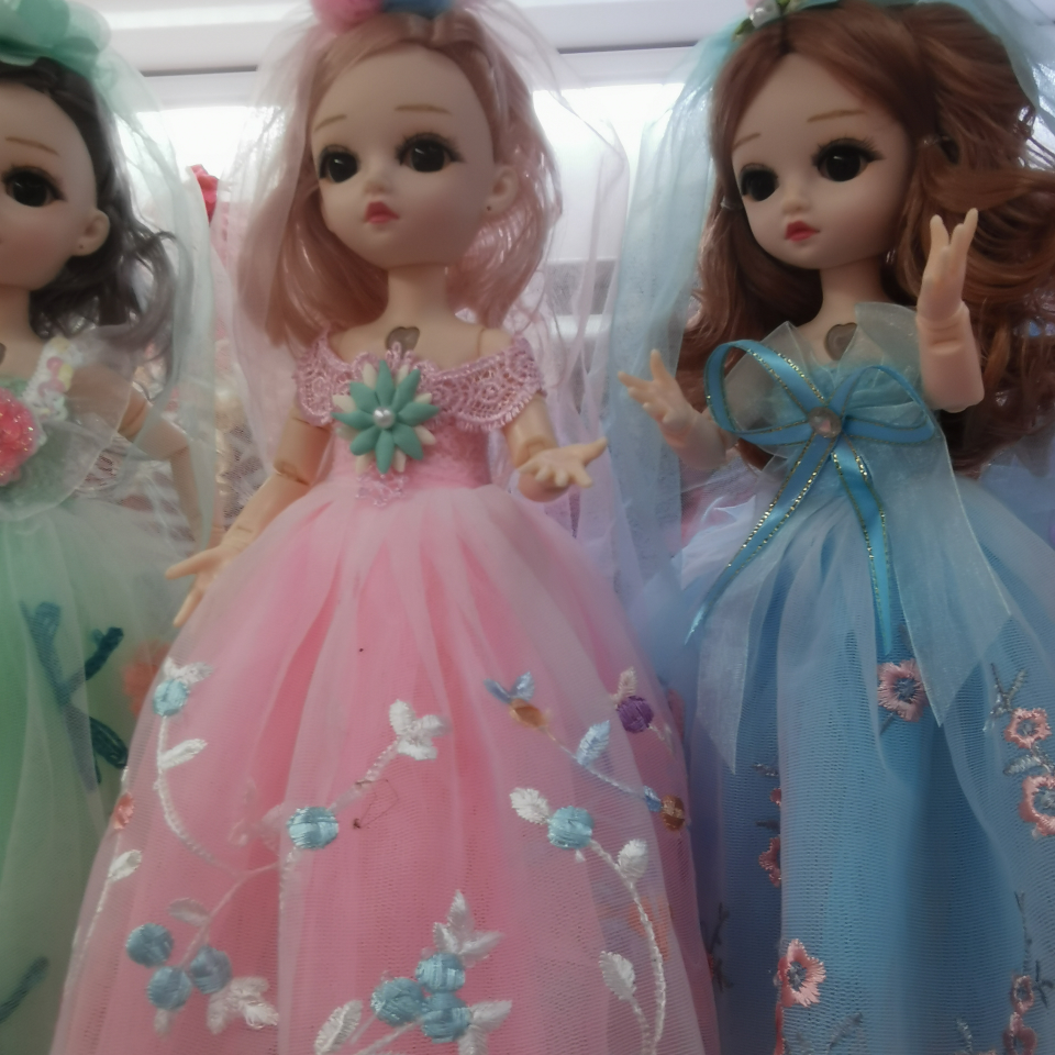 玩具货源批发摆地摊搪胶娃娃会说话的芭比洋娃娃礼盒套装女孩玩具公主单个芭比公主1详情图1
