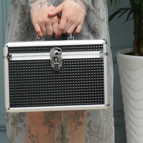 便携式铝合金化妆箱李好100278