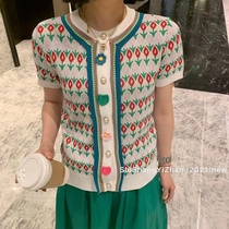 Floral knit top