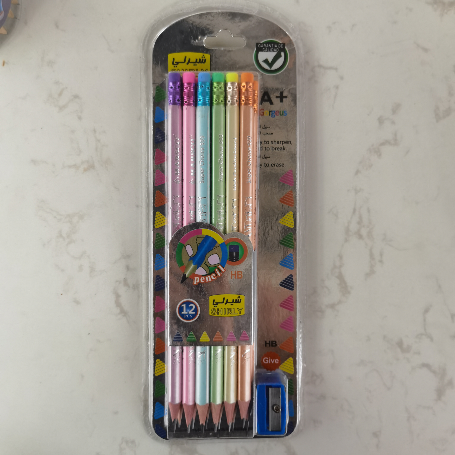 学生HB铅笔马卡龙珠光色