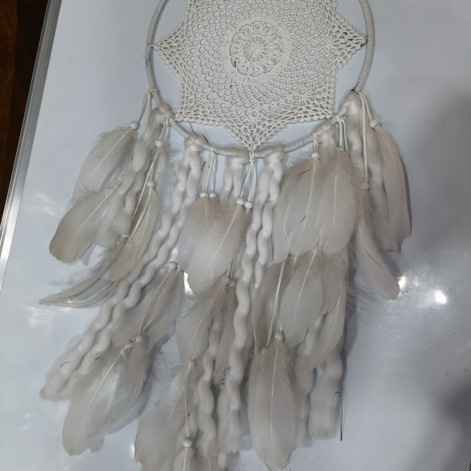 捕梦网纯手工勾花挂件图