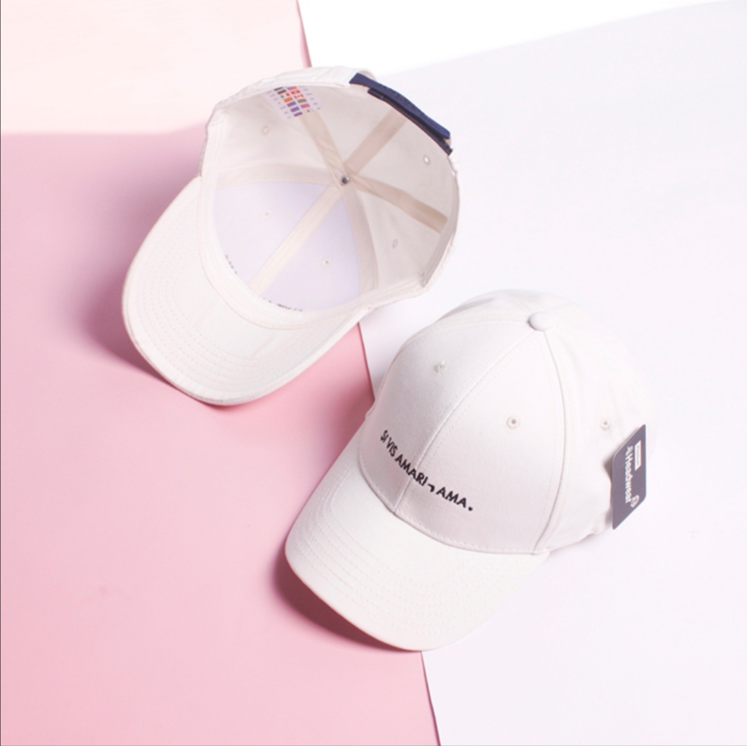 Men's caps, baseball caps, fisherman caps, Korean style, trendy and versatile, hip-hop autumn and winter washed, baseball caps, women's embroidered letters detail image 3