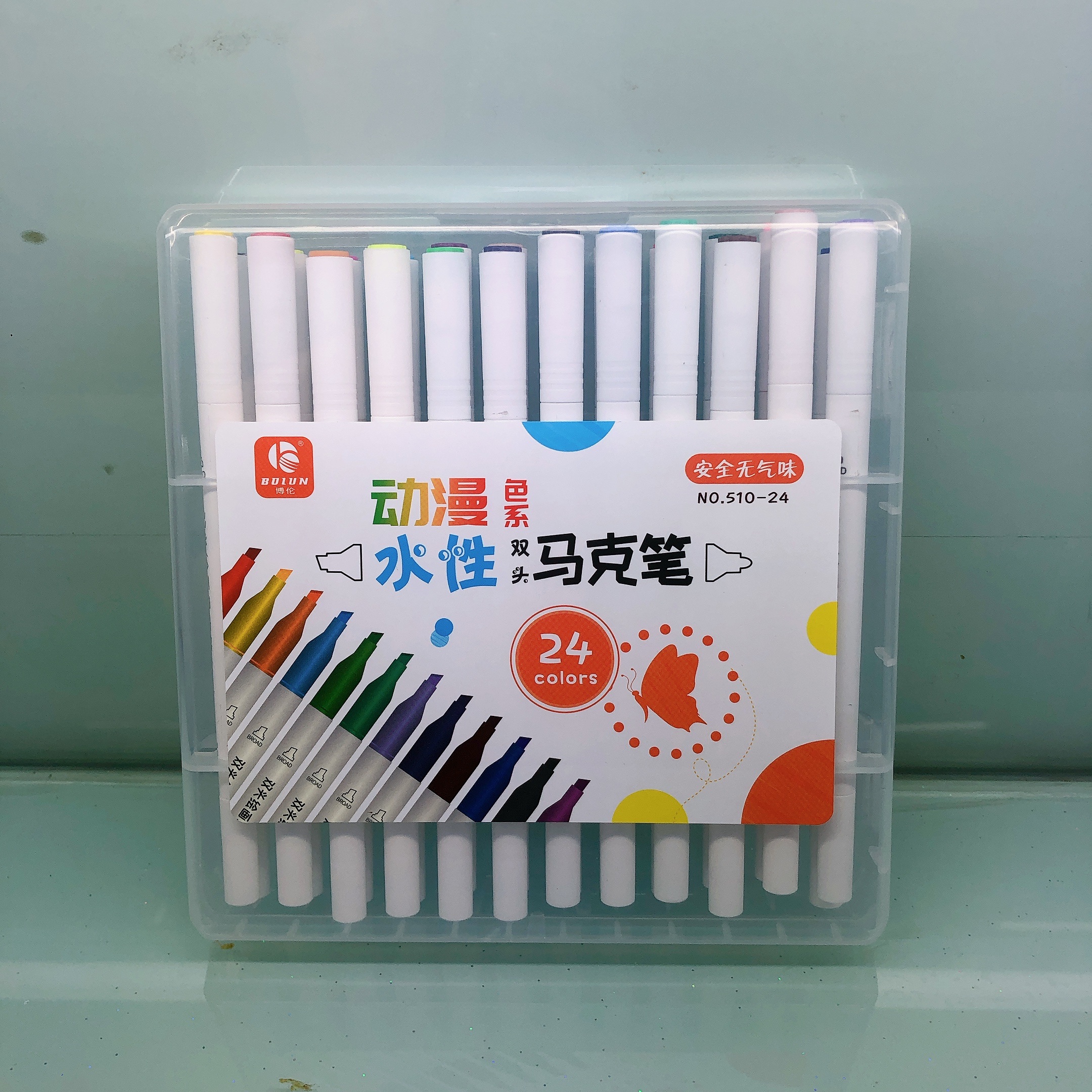 Xiaozheng Pen Business Writing Tools Office Culture Marker 510 Water-Based Double-Head Marker Application Scenario