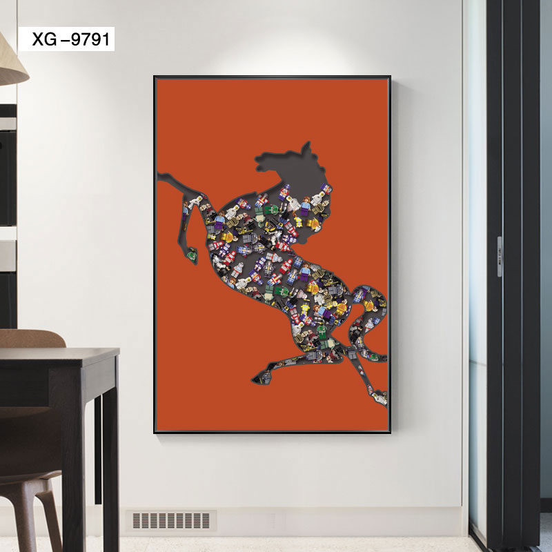 铝合金晶瓷晶贝玄关现代装饰画4️⃣细节图