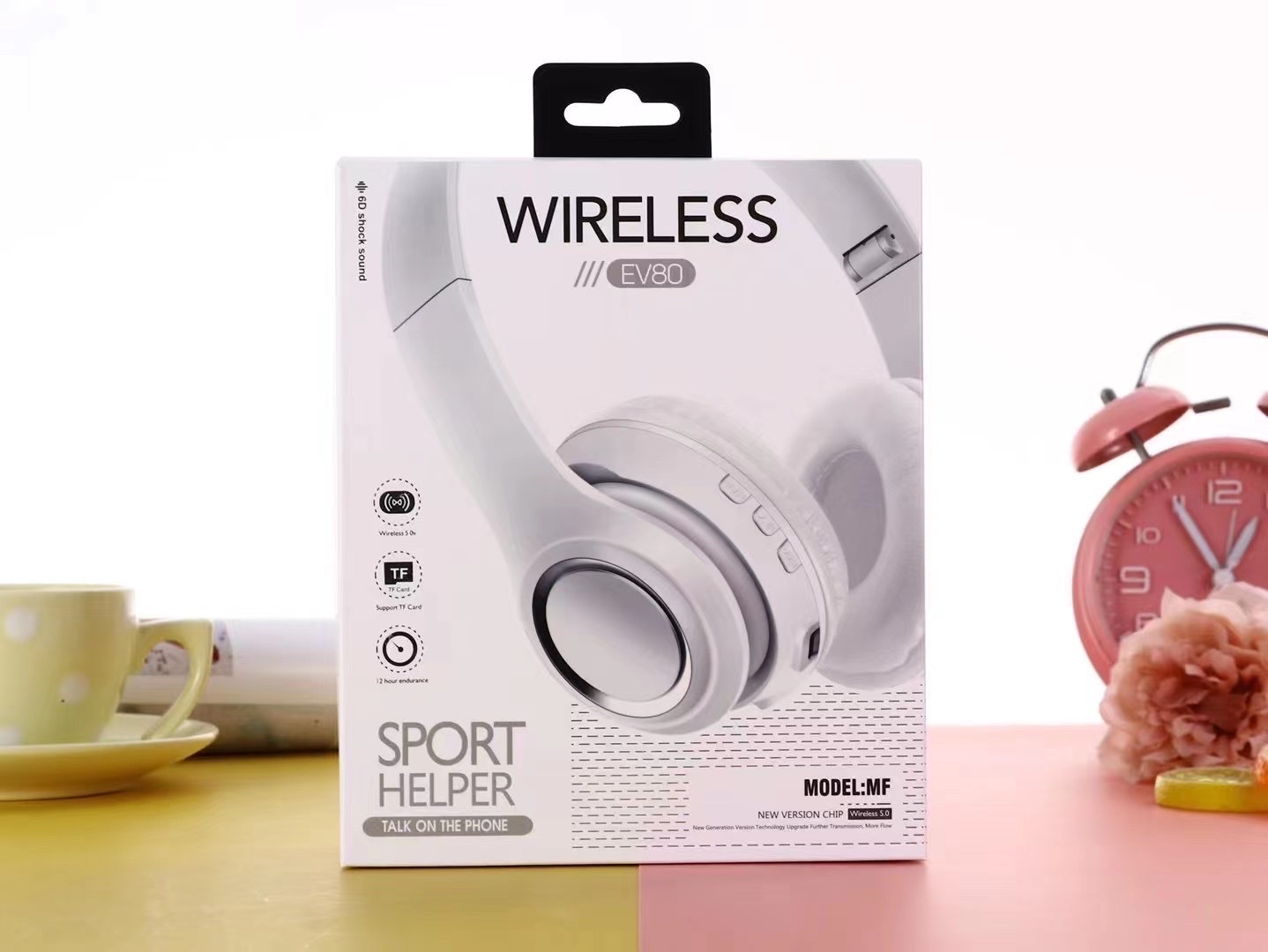 EV80 Bluetooth headphones, wireless headphones detail image 8