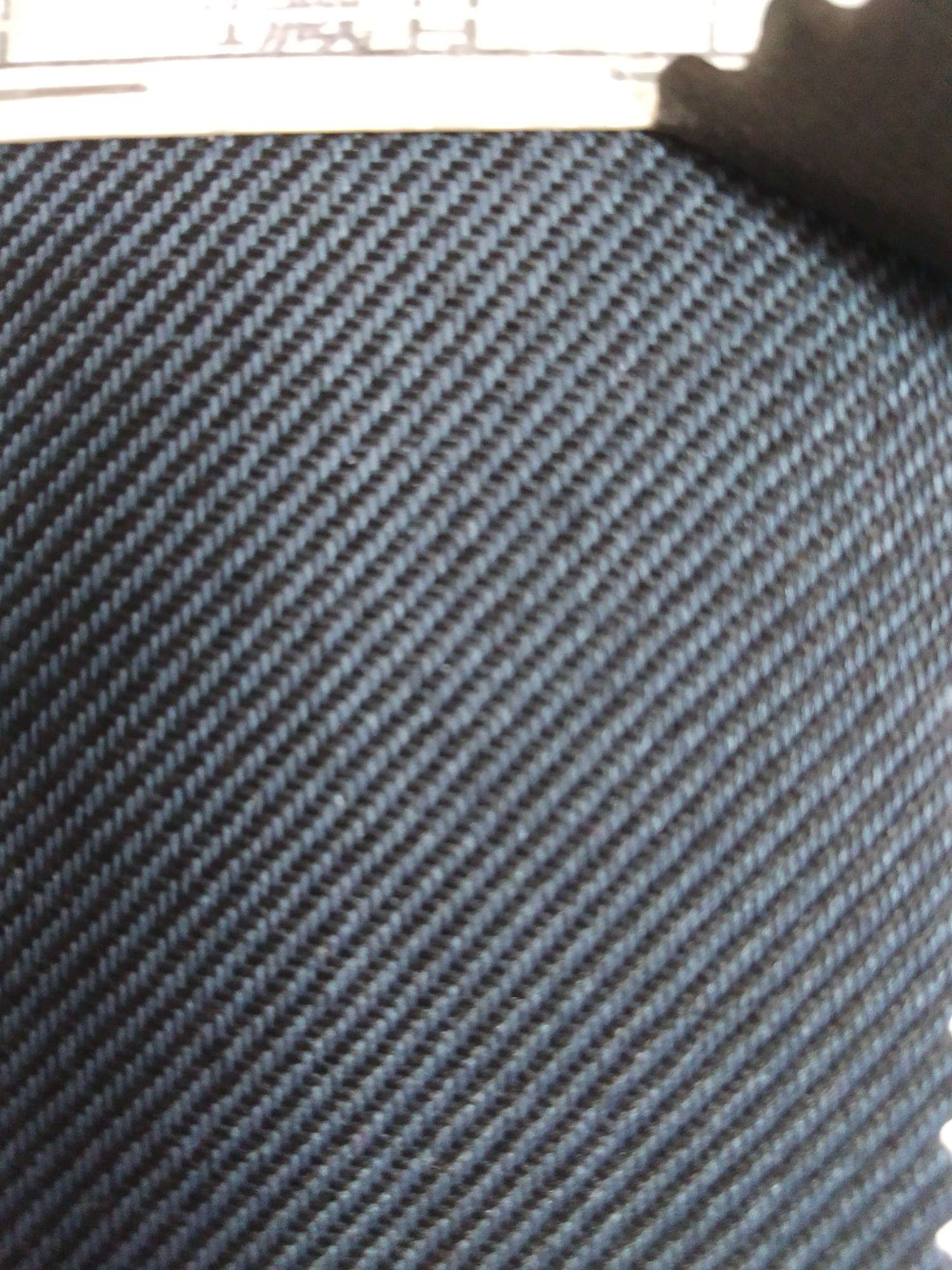 TY-- 006 Two-tone small twill 4# Navy Blue Specification image