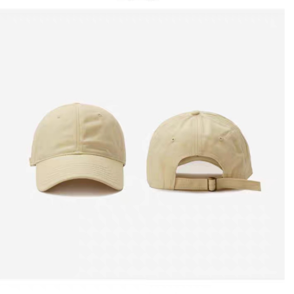 Japanese retro, simple and versatile solid color baseball caps for female couples, casual and face-showing small smooth plate baseball caps for men, trendy in spring and summer details Picture