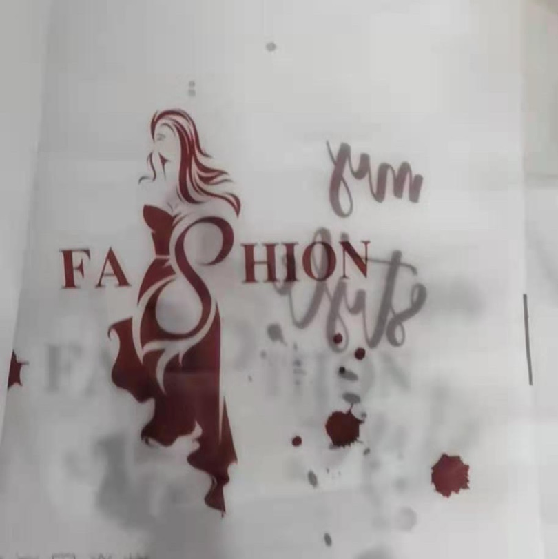 透明简约英文打底裤包装袋保暖内衣一体裤袋