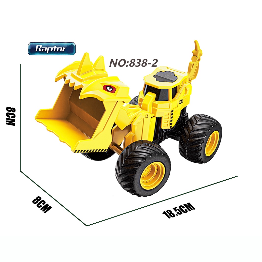 838-2 Dinosaur Engineering Bulldozer Inertial Vehicle