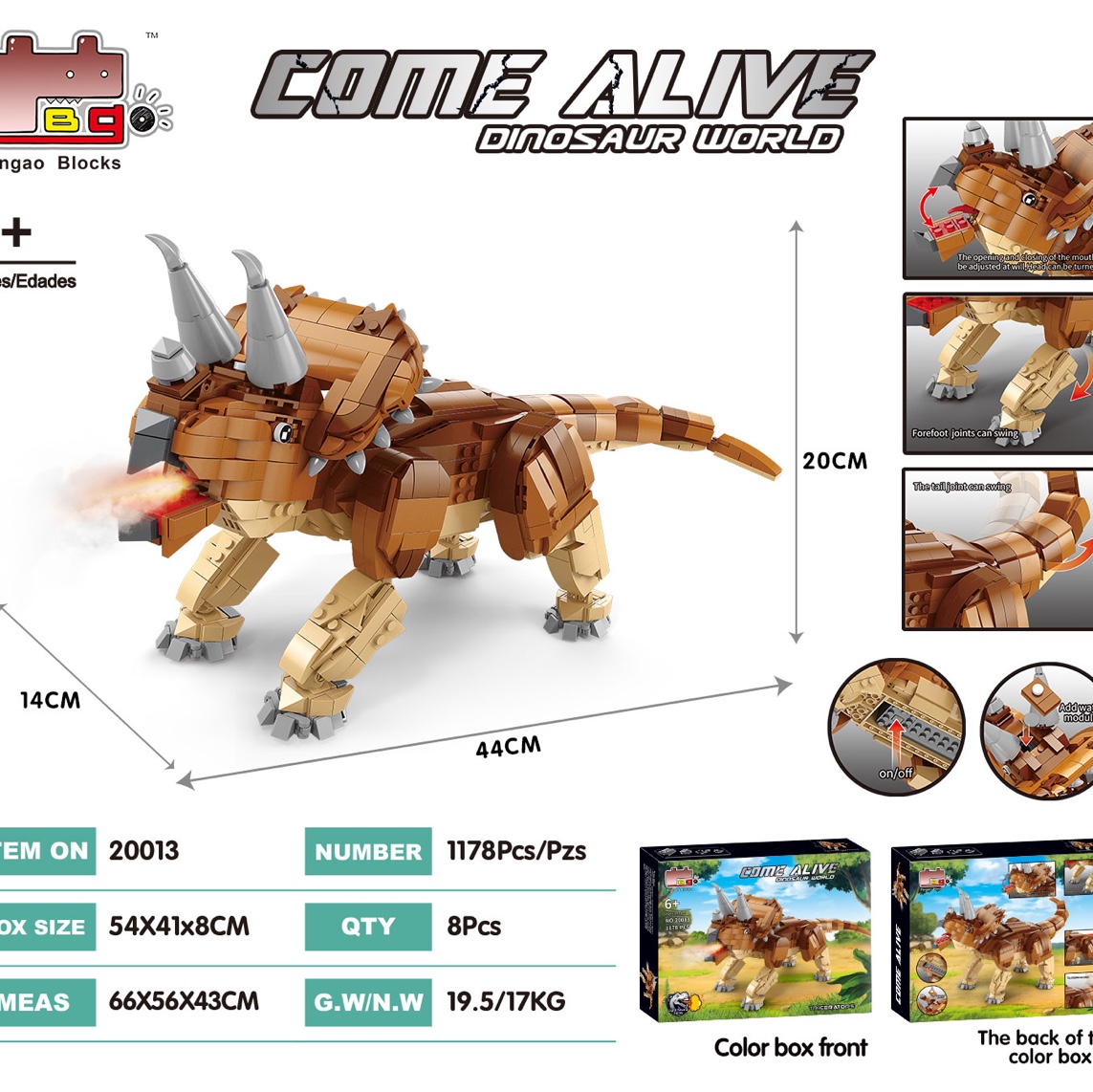 AK20013 Triceratops