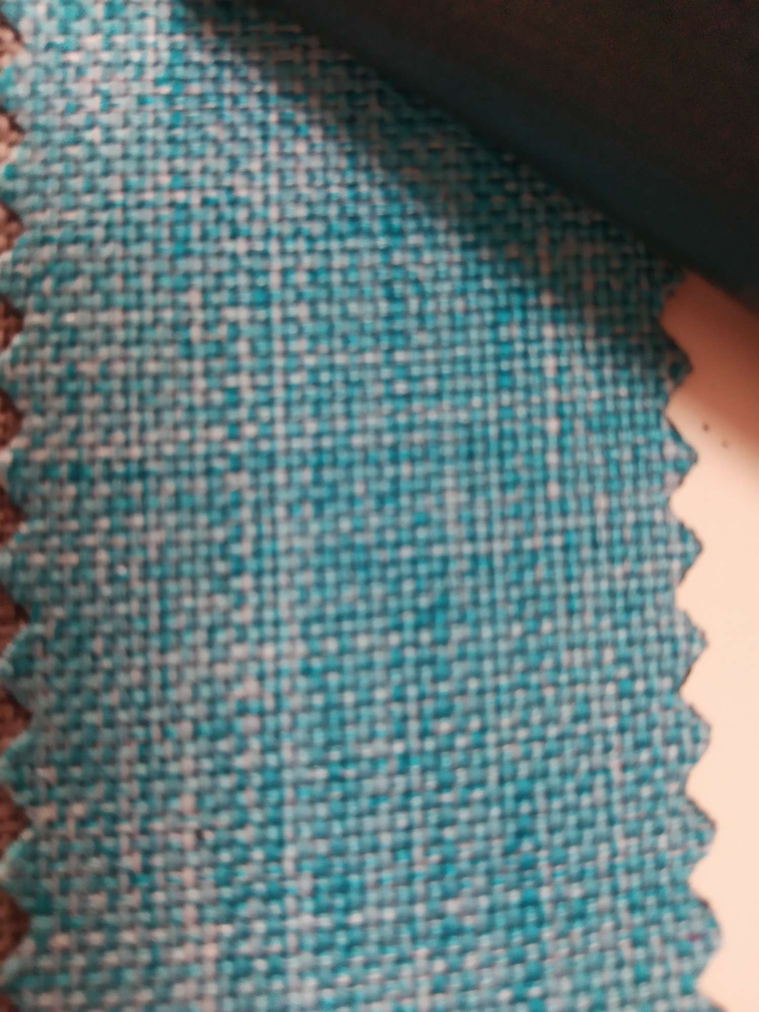 TY-- 031 600D Matte Cloth A version PVC glossy 49# Lake Blue details Picture