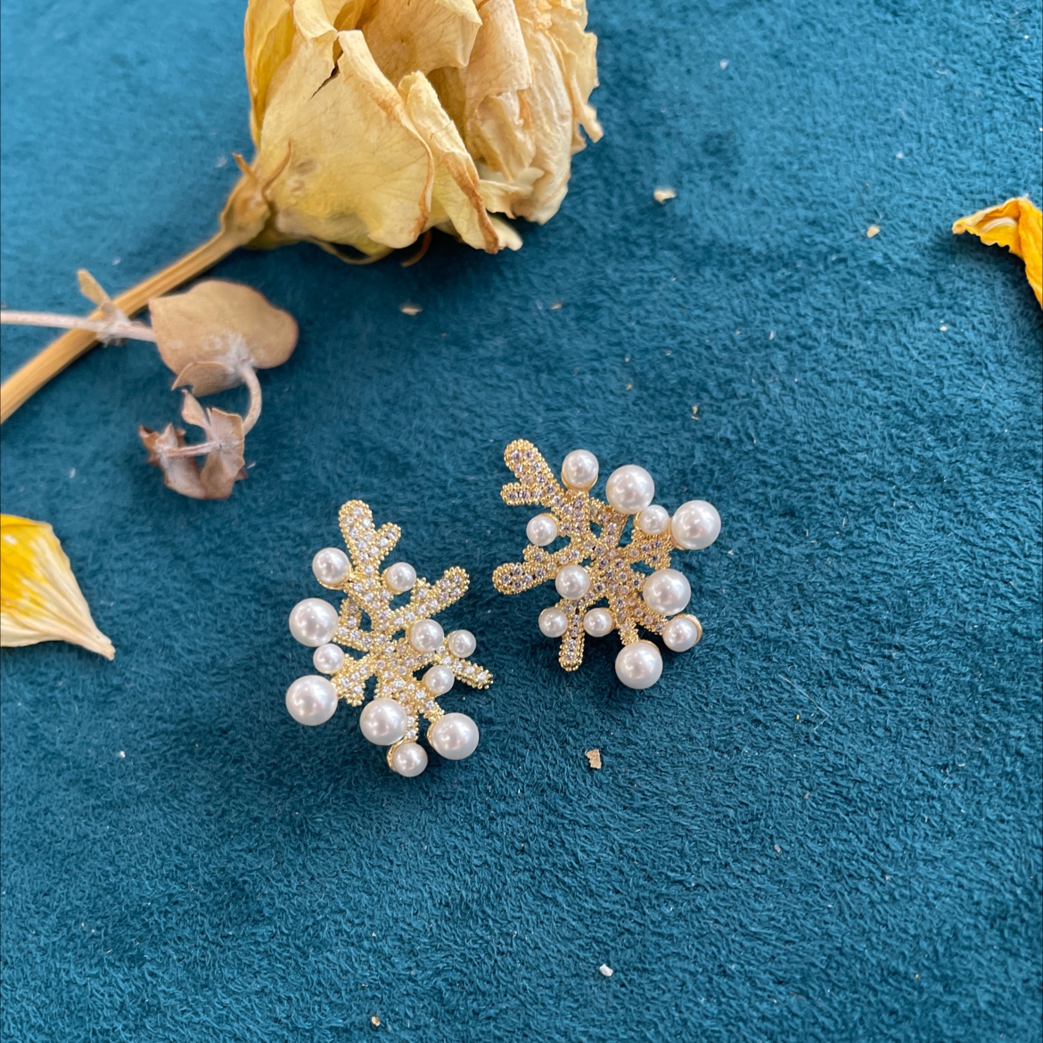 耳饰/耳环/韩系羽蝶新款产品图