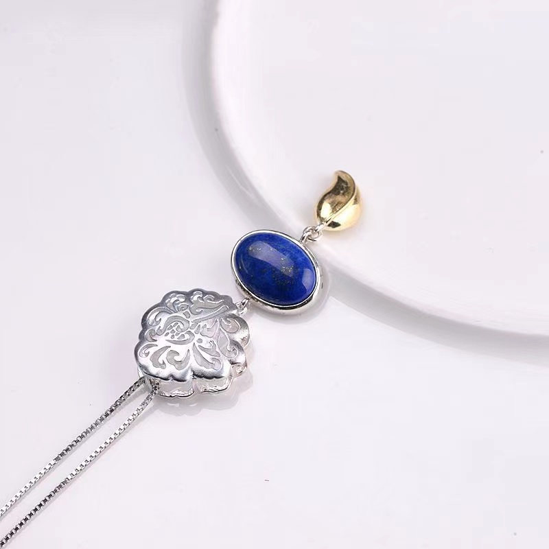 926银/吊坠/青金石细节图