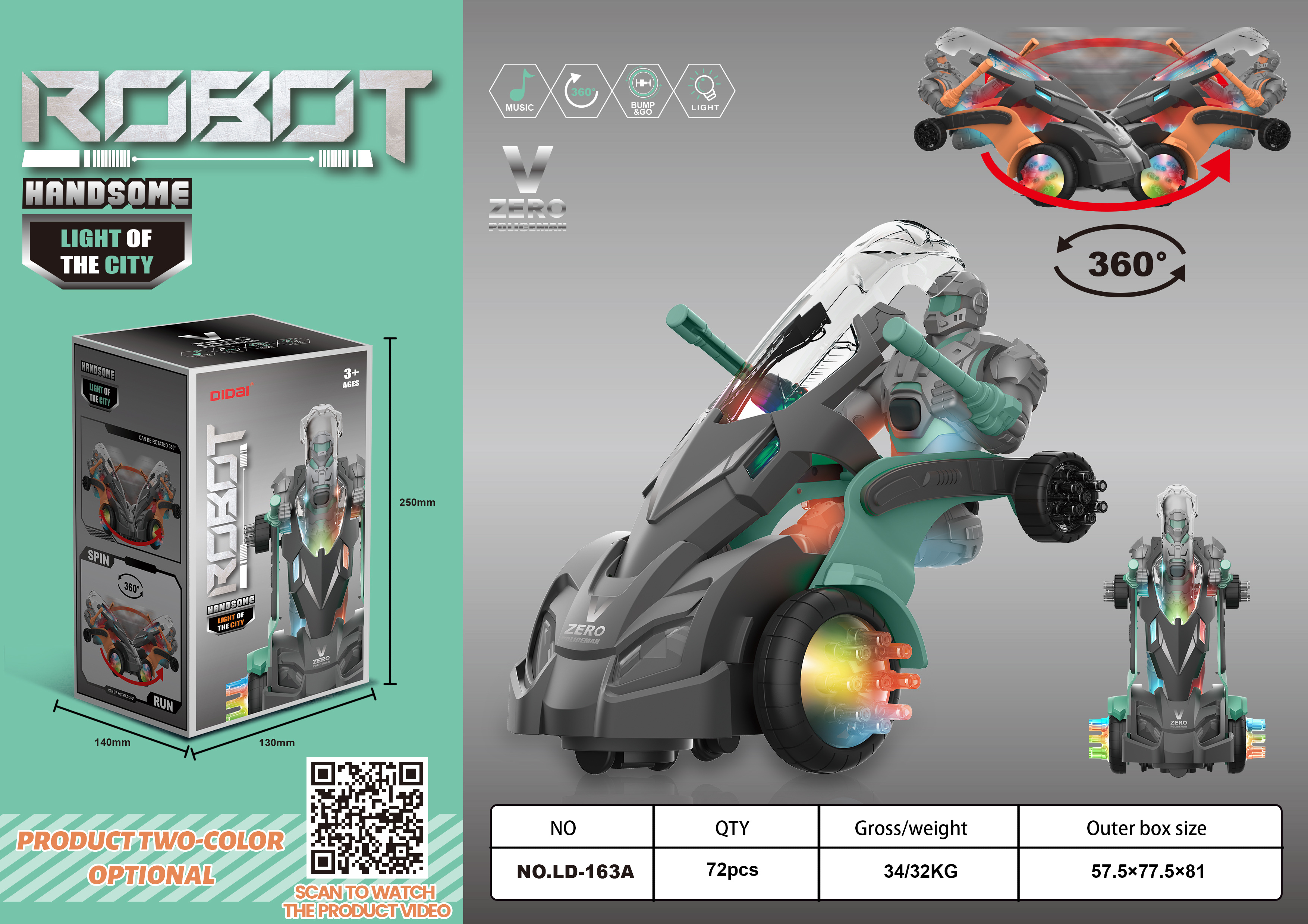Transforming robot details Picture