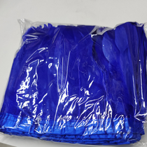 Large feather bag royal blue