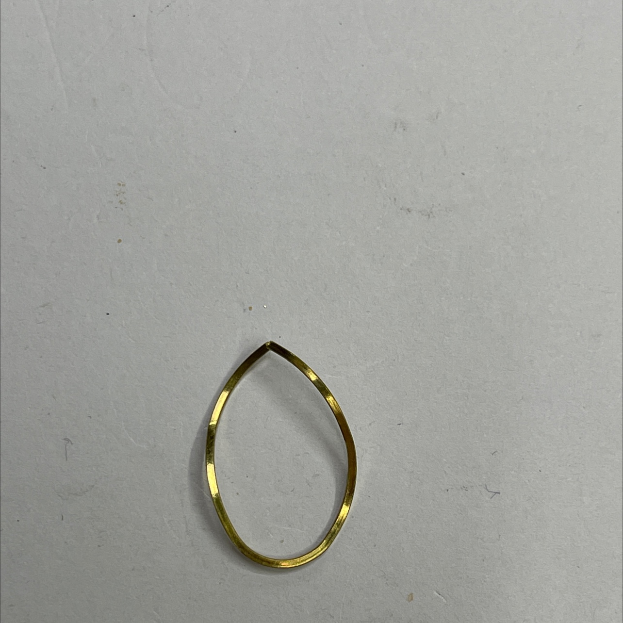 Innovative jewelry accessories: Earrings 15x22 square wire twisted water drop DIY hardware copper accessories