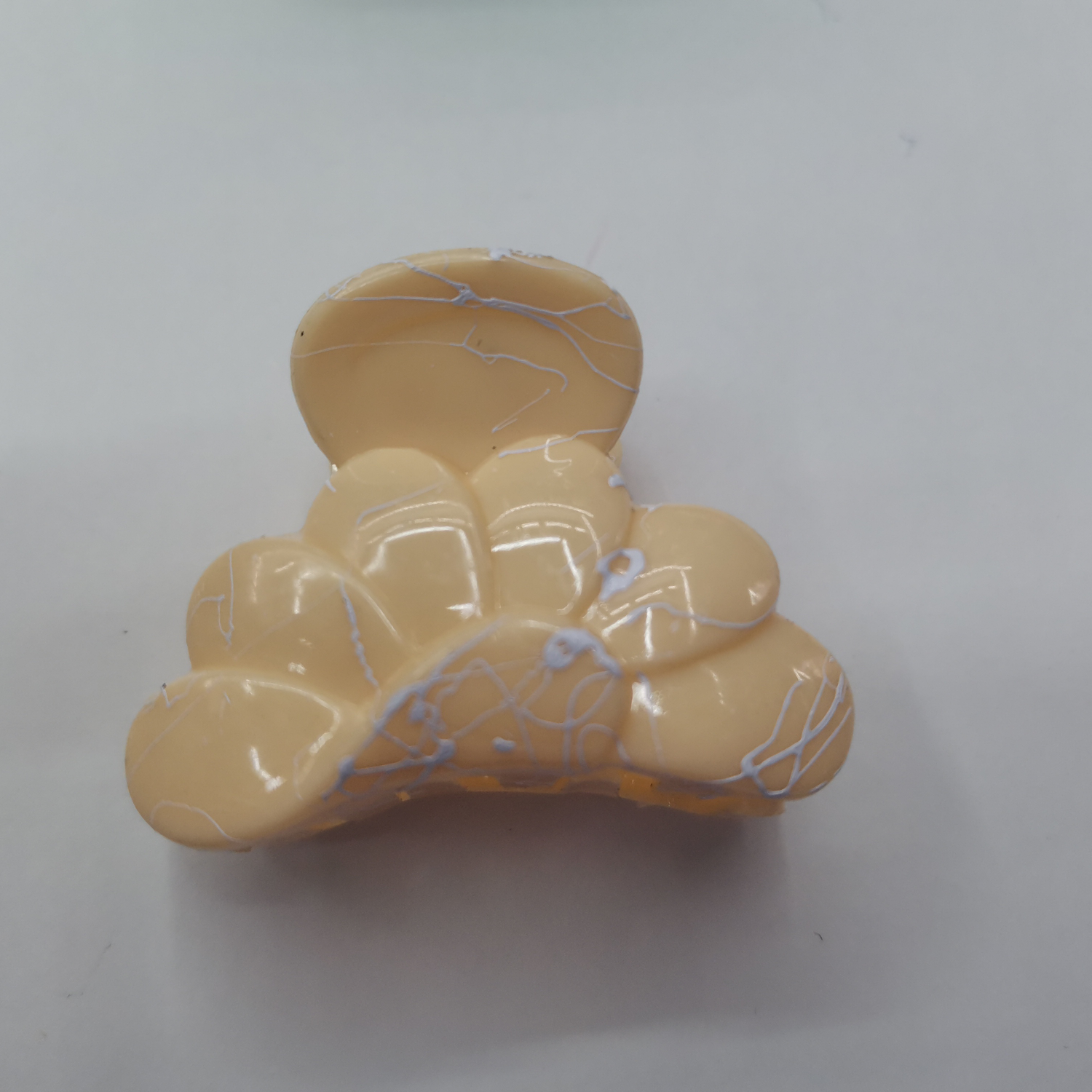 4cm卡其色扇形拉白丝