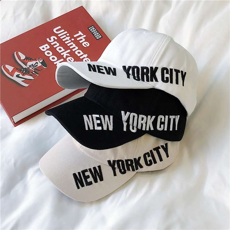 Men's caps, baseball caps, fisherman caps, Korean style, trendy and versatile, hip-hop autumn and winter washed, baseball caps, women's embroidered letters Specification image