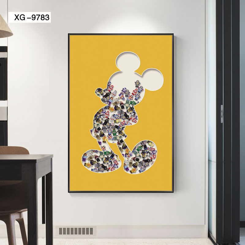 铝合金晶瓷晶贝玄关现代装饰画1️⃣