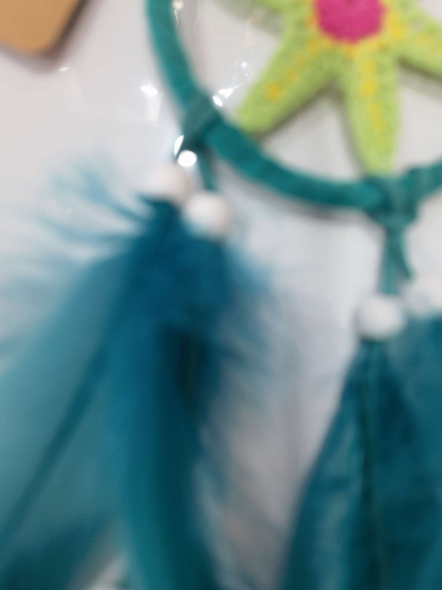捕梦网创意蓝色少女心装饰物印第安风捕梦网挂饰手工编织详情图3