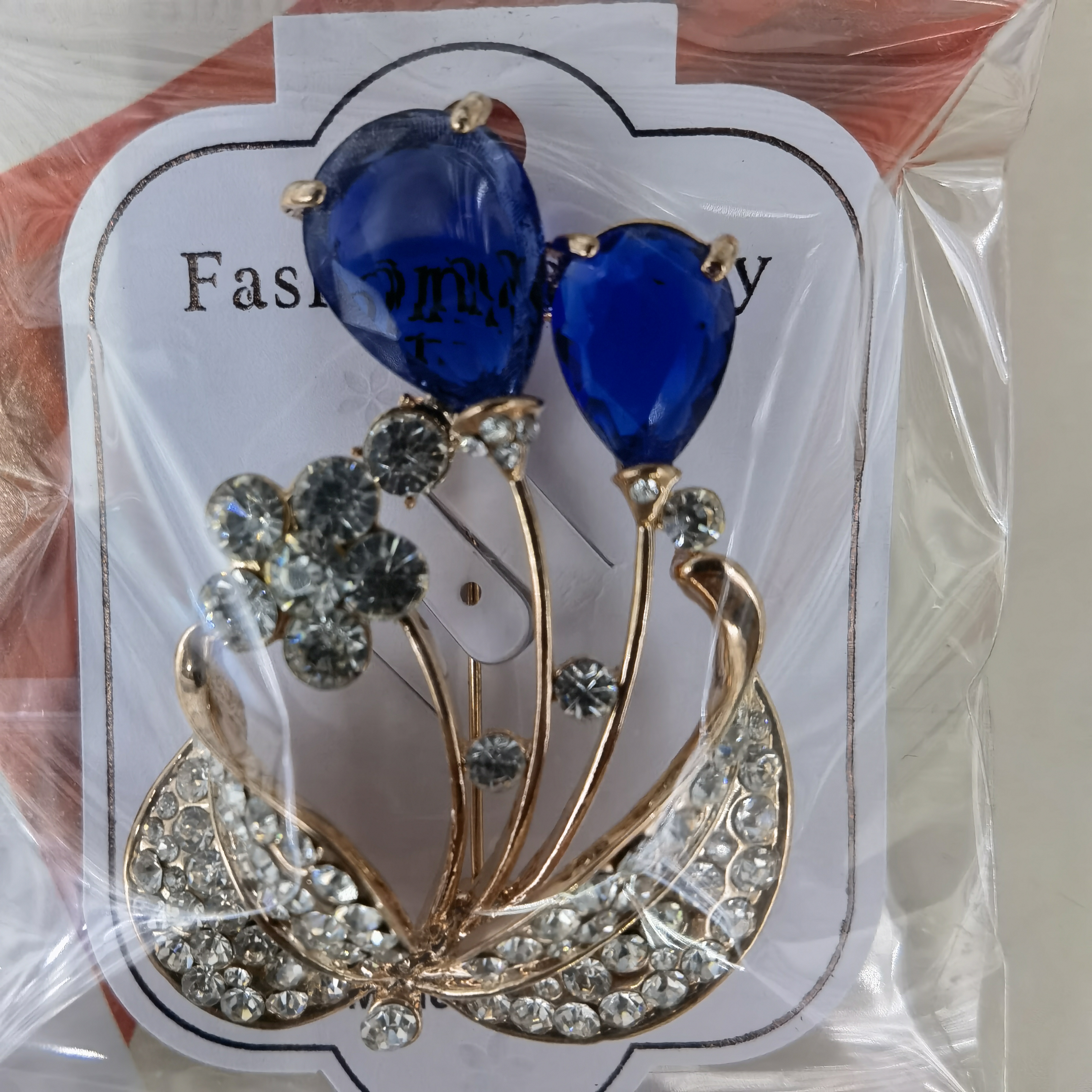 Glass fashion corsage for women
