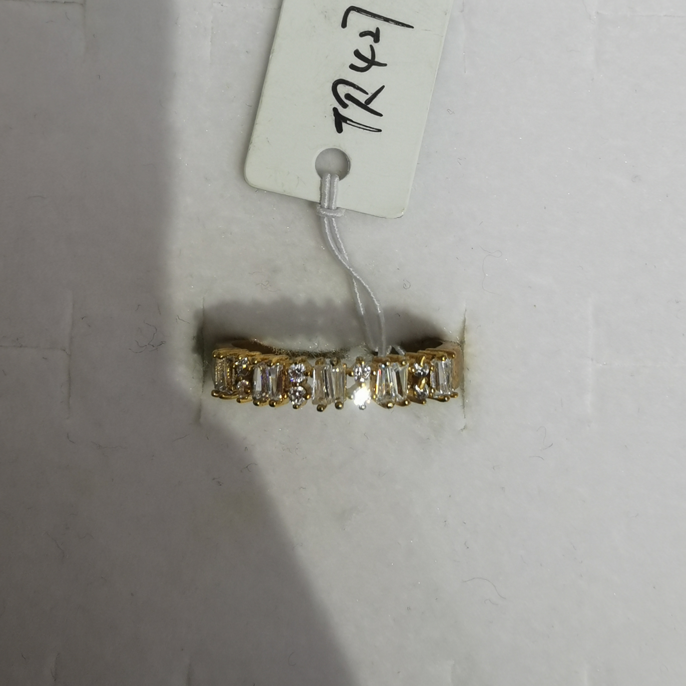 Tiny gold rings are exploding