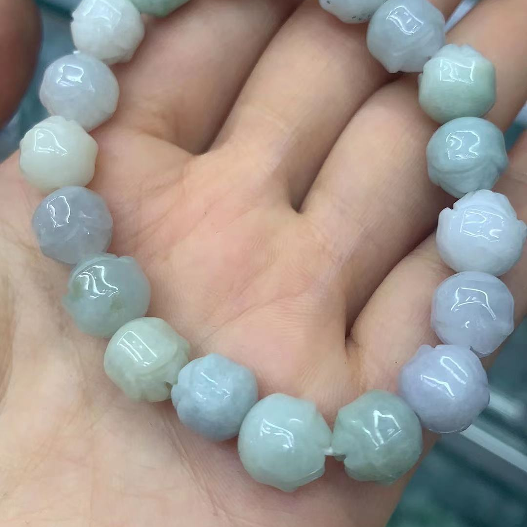 缅甸翡翠玉石手链