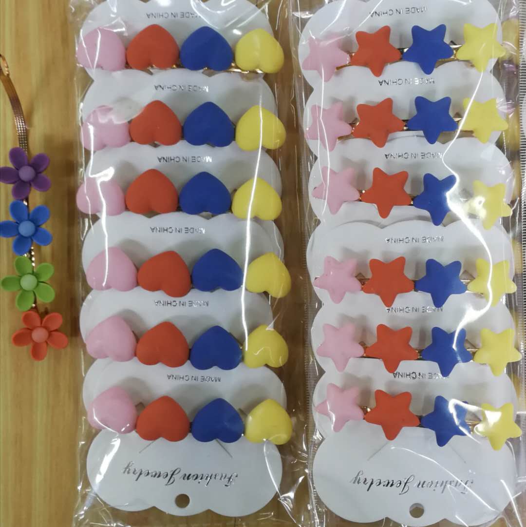 Pretty girl ponytail clip