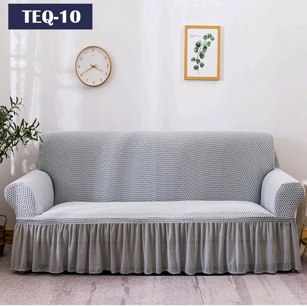 2021 Cross-border Turkey small square sofa cover universal high-end atmospheric non-slip full package 6 full figure
