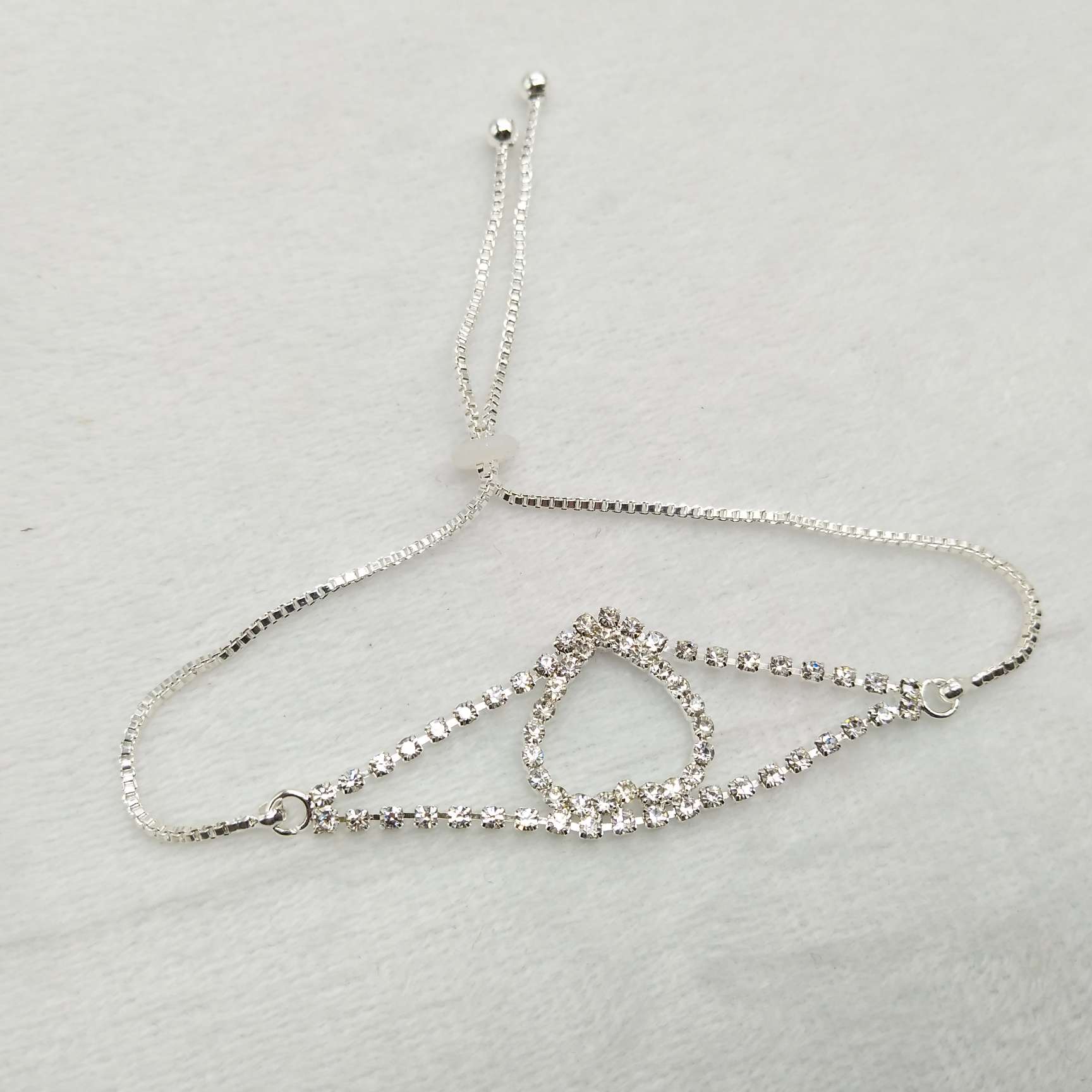 2021 New Full diamond bracelet Korean version adjustable bracelet Specification image