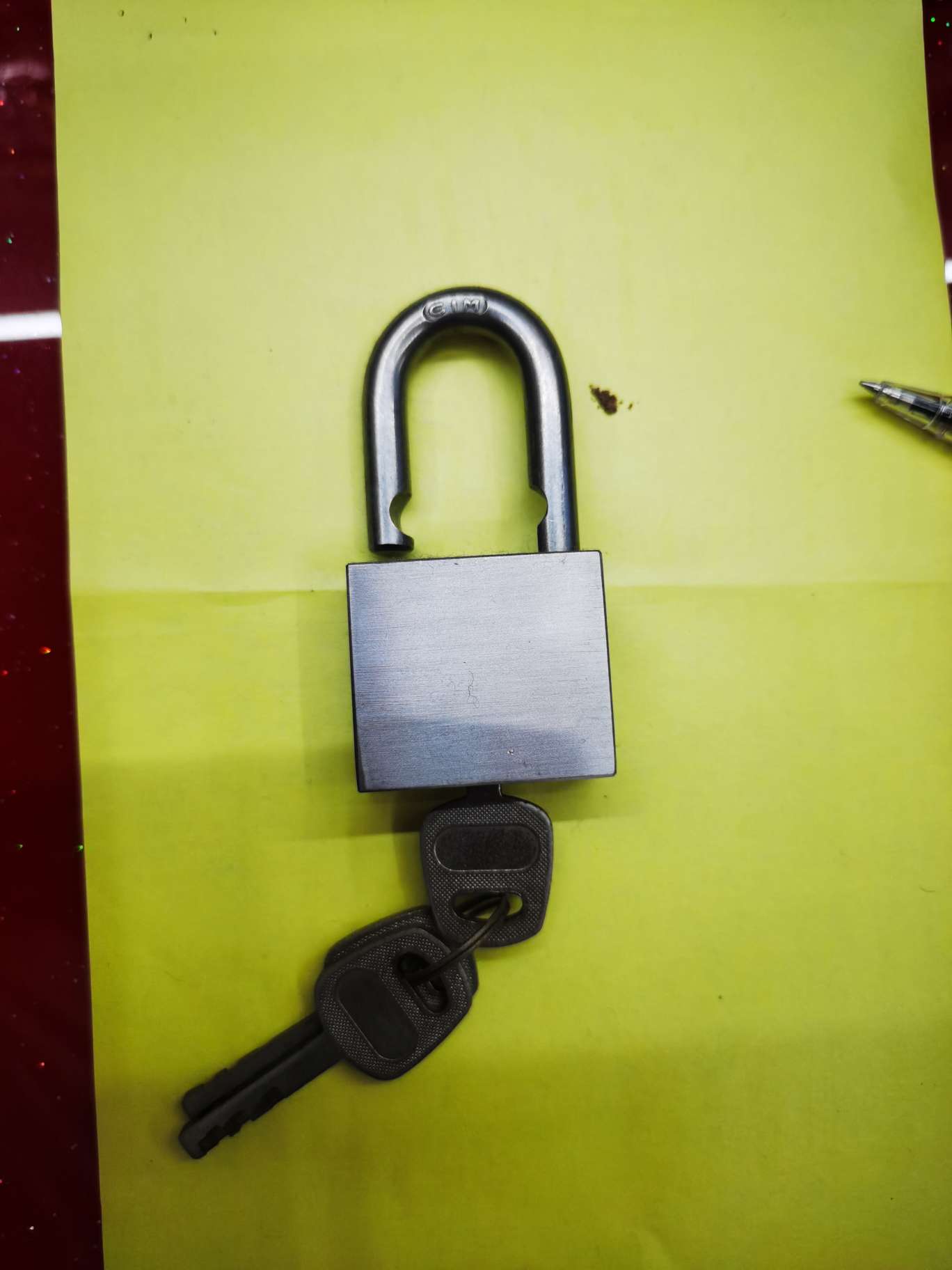 Steel lock, 40mm details Picture