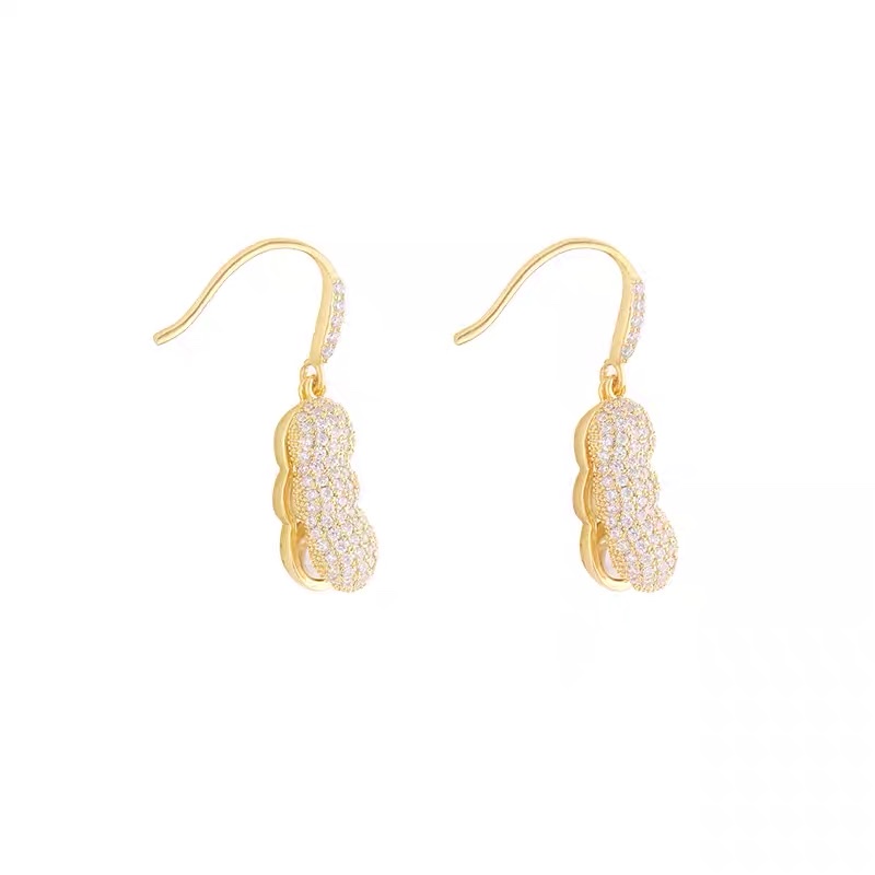 A new Korean style, versatile and exquisite peanut fashion ear hook Item Picture