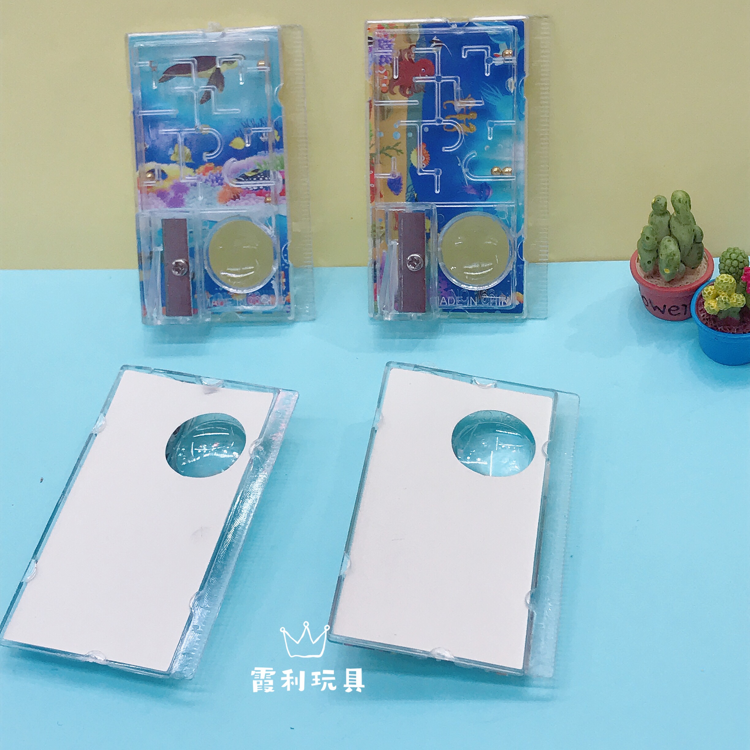 Maze pencil sharpener children's plastic toy gift Gacha details Picture