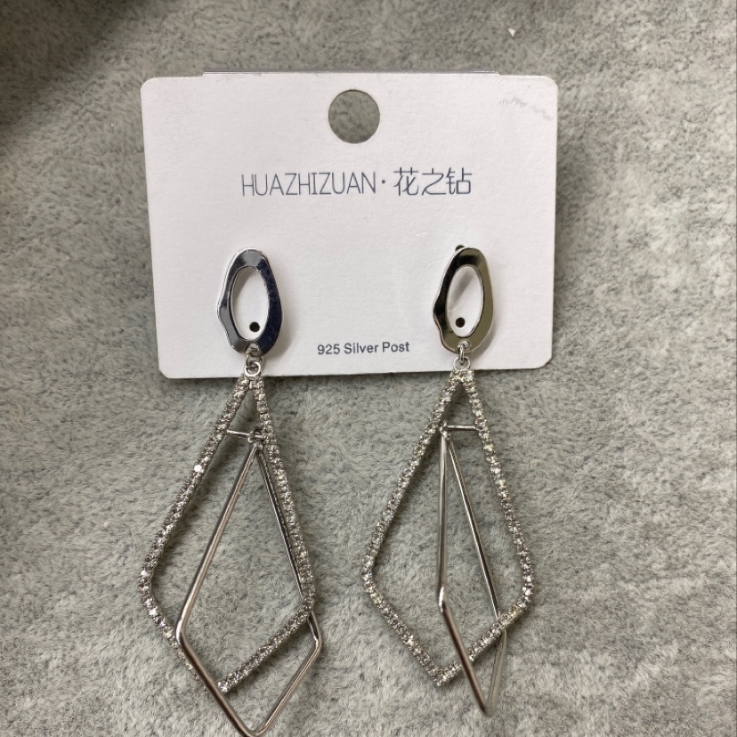 Geometric earrings from Dongdaemun, South Korea