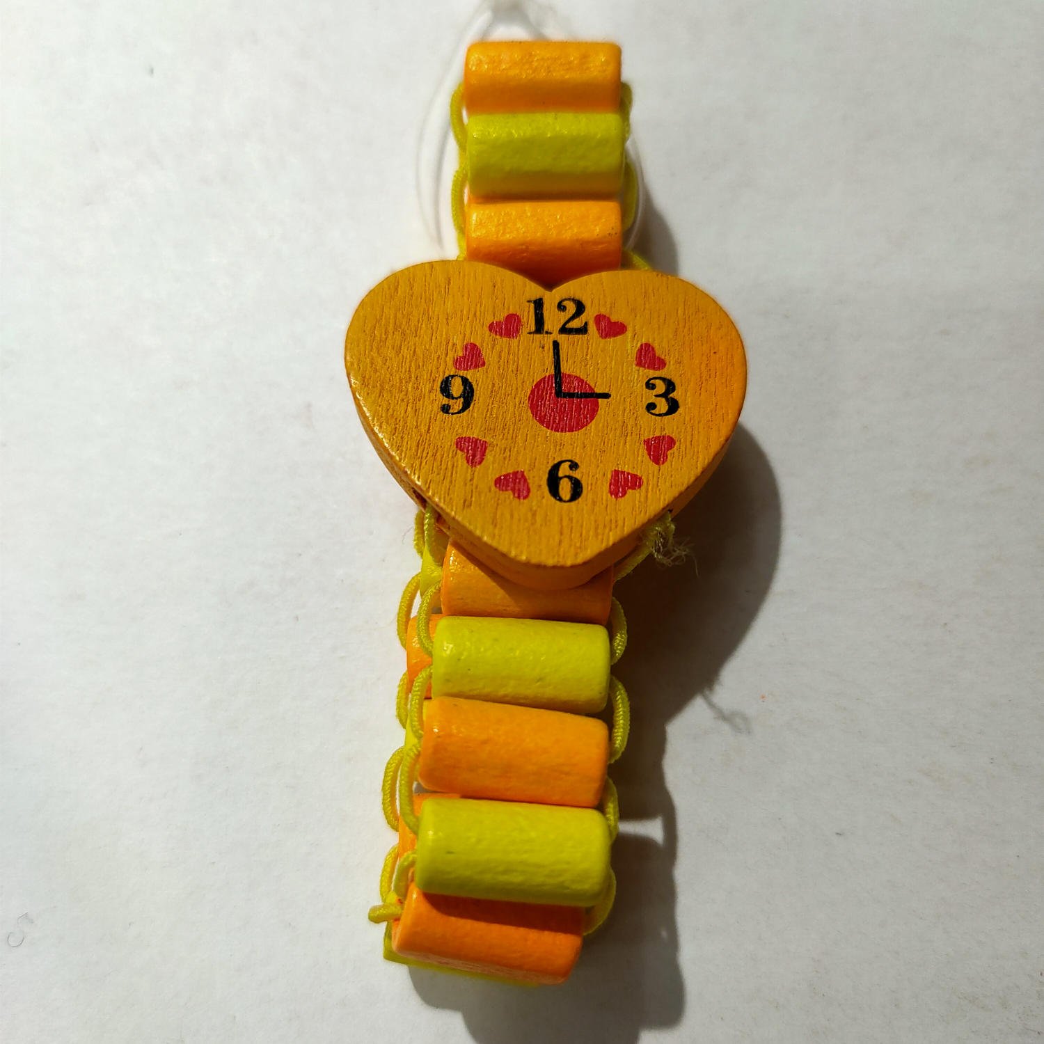 Wooden diy children's small watch 084