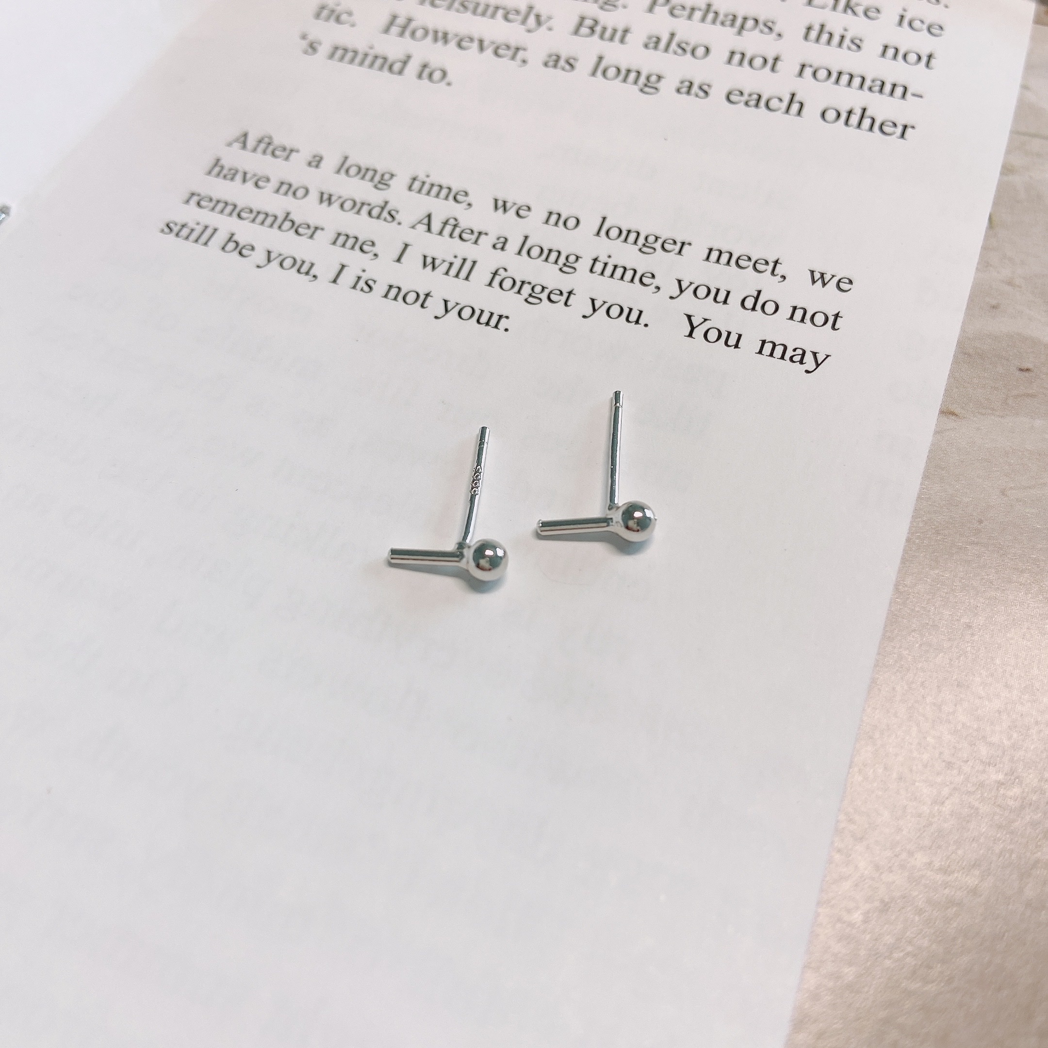 纯银耳钉30产品图