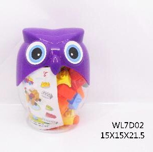 Children's building blocks assemble toys puzzle intelligence big particle boy 23 years old brain plastic girl baby puzzle insert WL7D02 full figure